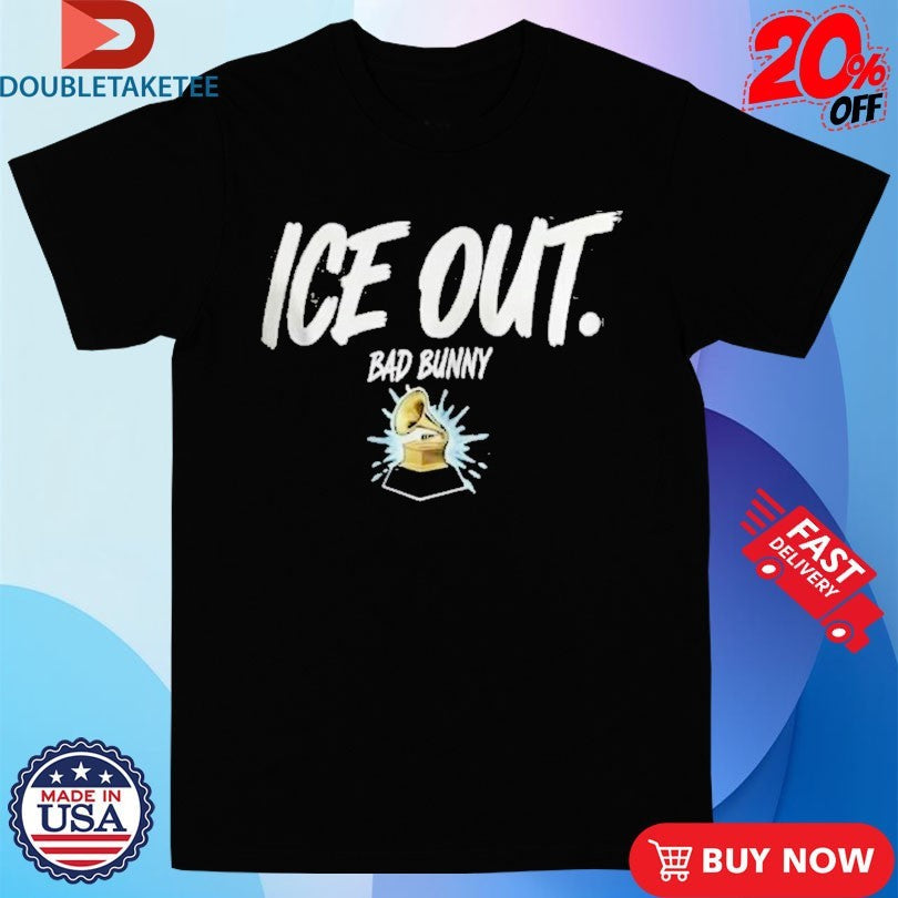 Official Bad Bunny Ice Out Grammy 2026 Award Abolish ICE Shirts Unisex , , , Long Sleeve Tee