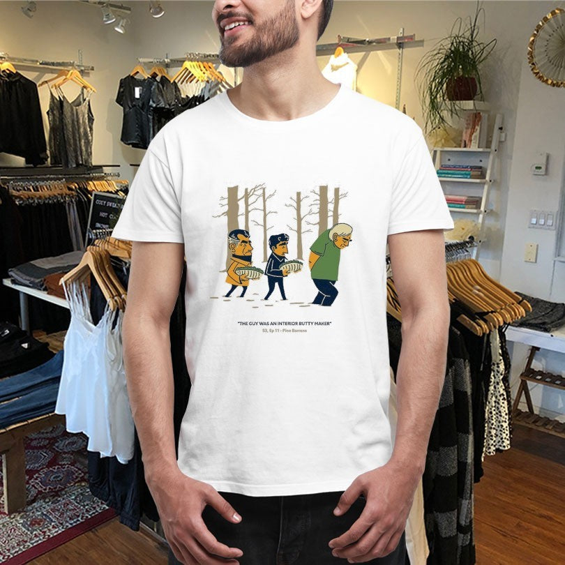 Official Bada Bing x UN IK Pine Barrens The Guy Was An Interior Butty Maker s Unisex , , , Long Sleeve Tee