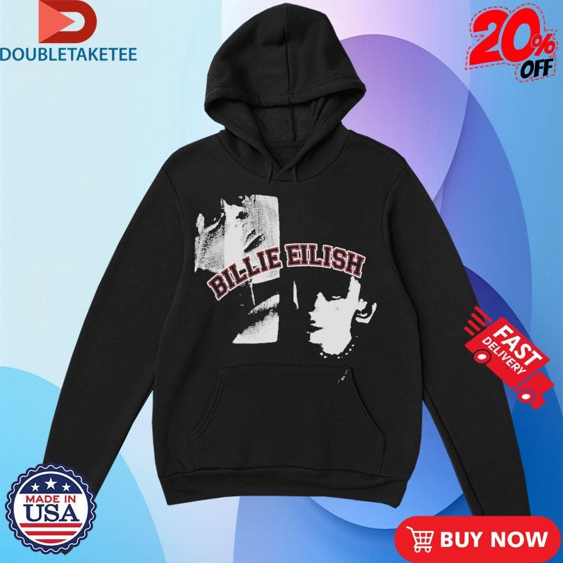 Official Billie Eilish Double Portrait Shirts Unisex , , , Long Sleeve Tee