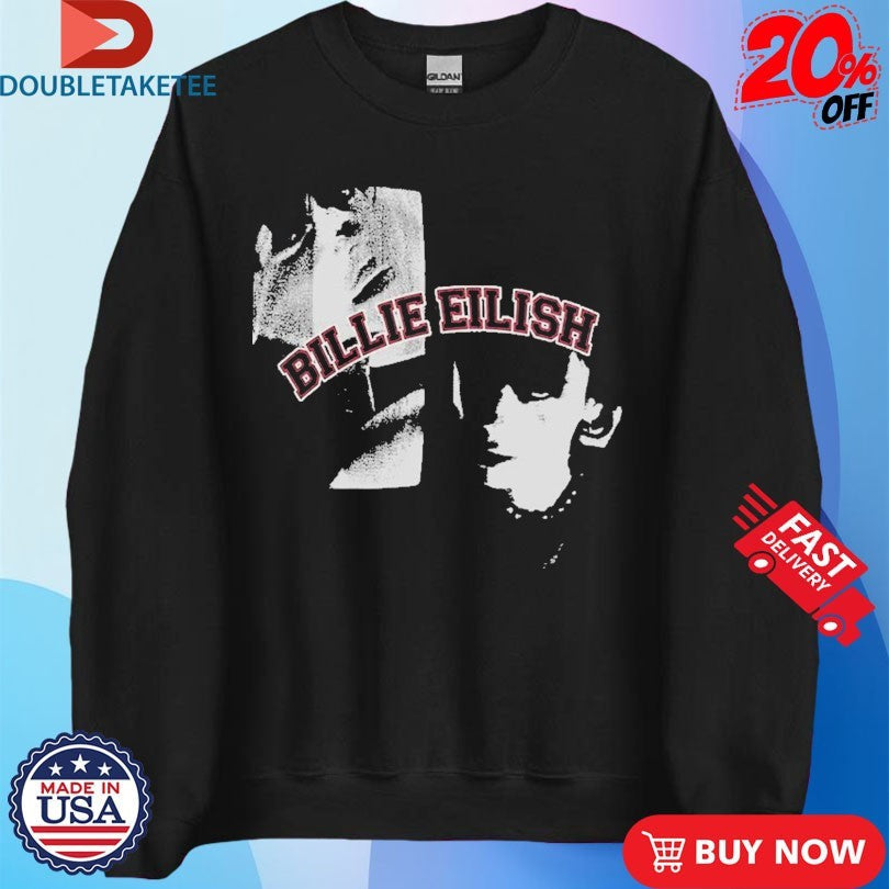 Official Billie Eilish Double Portrait Shirts Unisex , , , Long Sleeve Tee