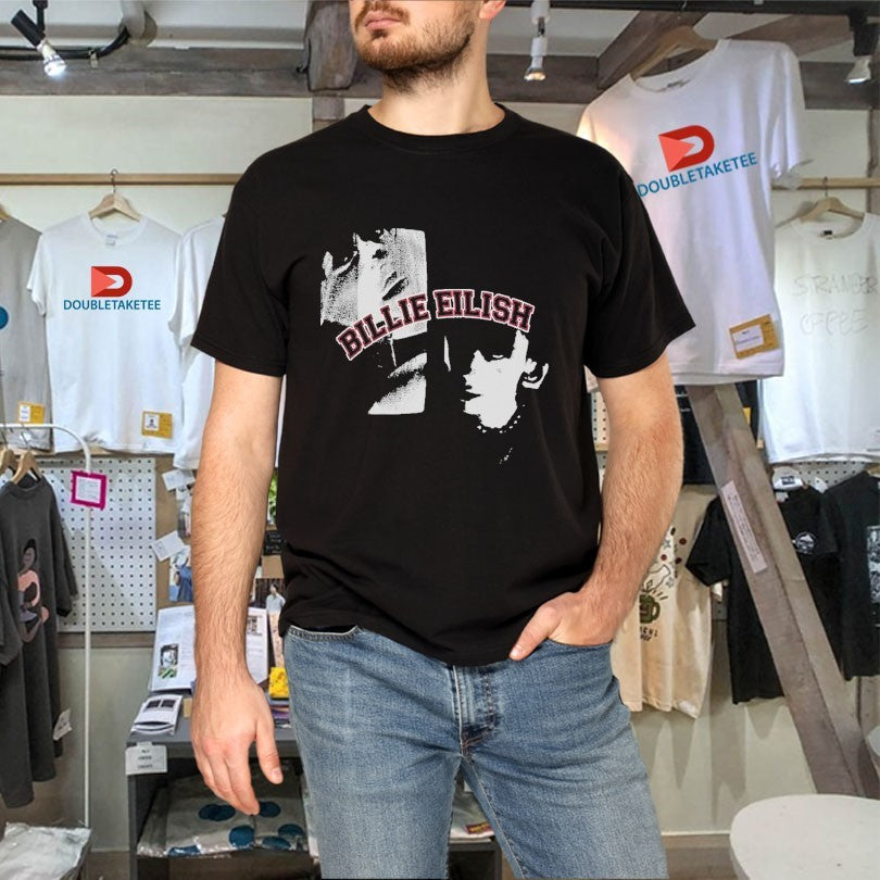 Official Billie Eilish Double Portrait Shirts Unisex , , , Long Sleeve Tee