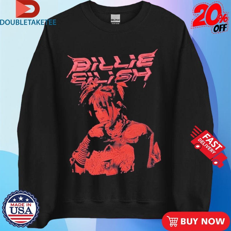 Official Billie Eilish Portrait Shirts Unisex , , , Long Sleeve Tee