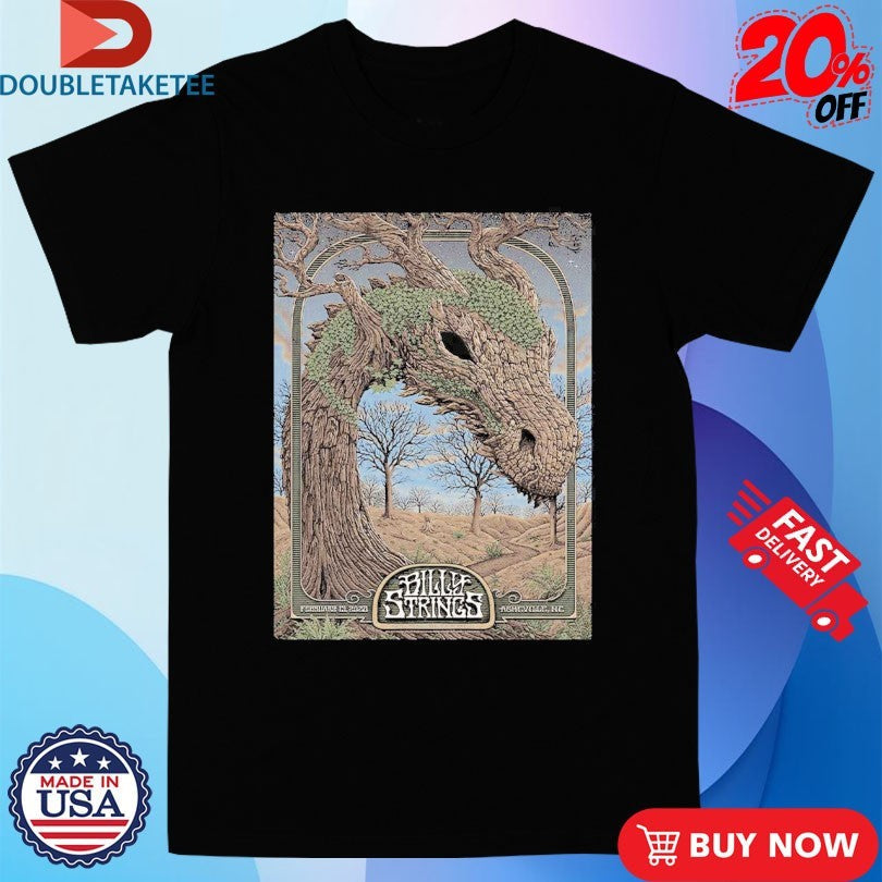 Official Billy Strings Asheville North Carolina Night 3 At Arena On February 13 2026 Dragon Tree Shirts
