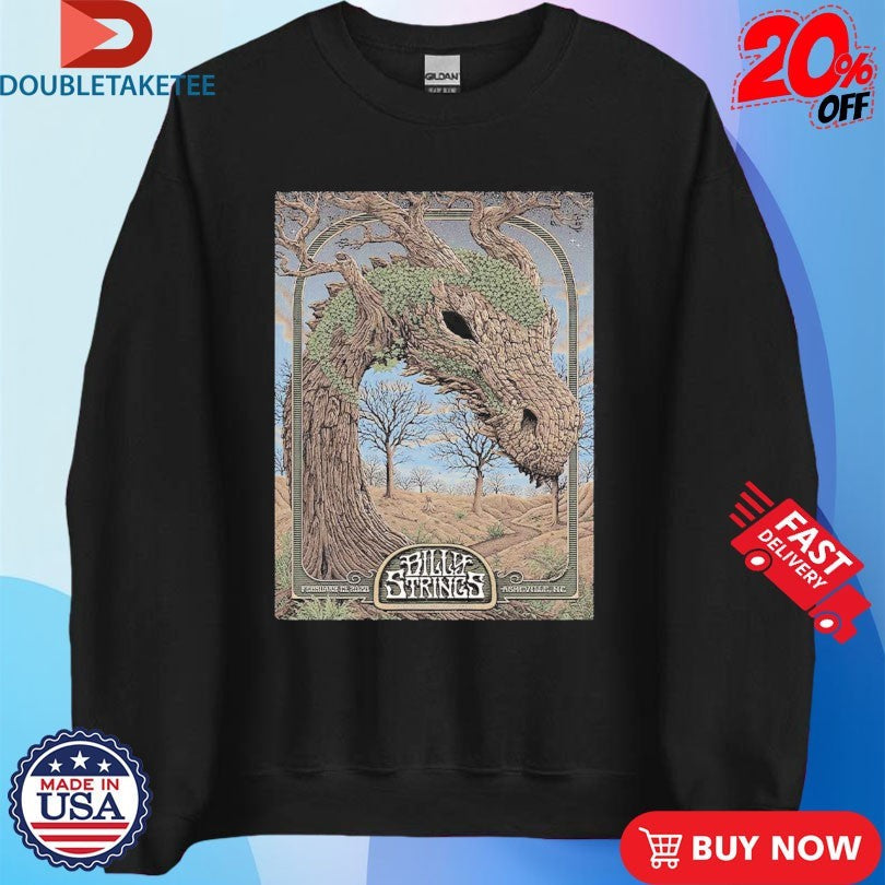 Official Billy Strings Asheville North Carolina Night 3 At Arena On February 13 2026 Dragon Tree Shirts