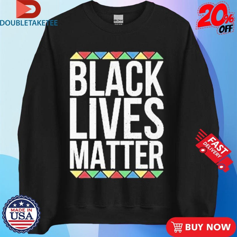 Official Black Lives Matter Colored Triangle Shirts Unisex , , , Long Sleeve Tee