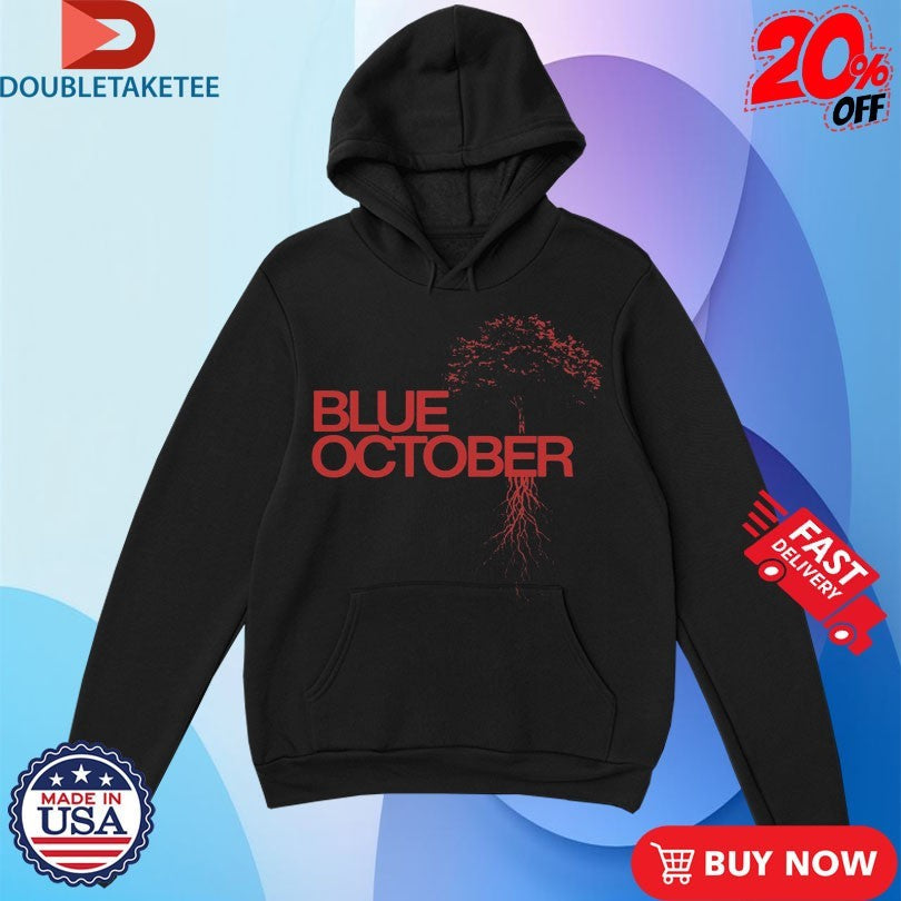 Official Blue October Tree Roots Shirts Unisex , , , Long Sleeve Tee