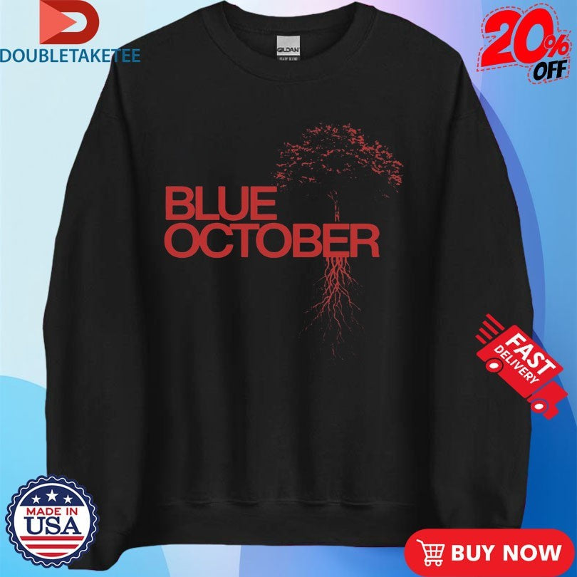 Official Blue October Tree Roots Shirts Unisex , , , Long Sleeve Tee