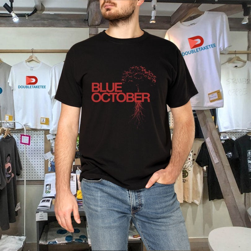 Official Blue October Tree Roots Shirts Unisex , , , Long Sleeve Tee
