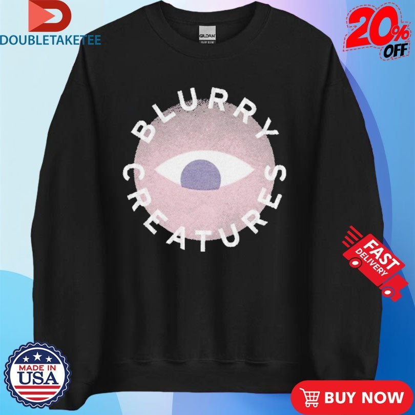Official Blurry Creatures Eye Logo Shirts Unisex , , , Long Sleeve Tee