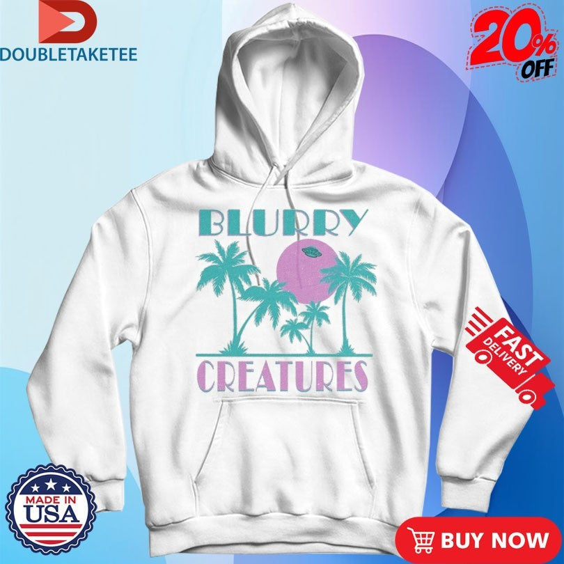 Official Blurry Creatures Miami Blur UFO Shirts Unisex , , , Long Sleeve Tee
