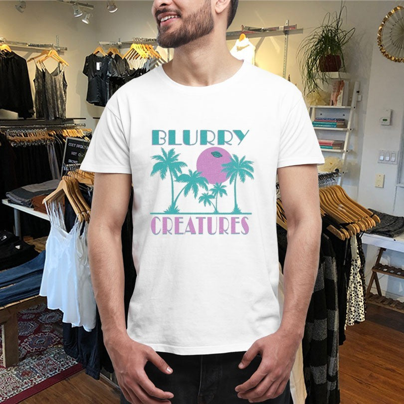 Official Blurry Creatures Miami Blur UFO Shirts Unisex , , , Long Sleeve Tee