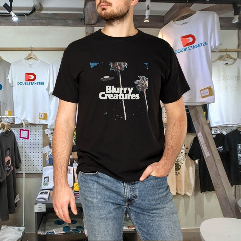 Official Blurry Creatures Palms UFO Shirts Unisex , , , Long Sleeve Tee