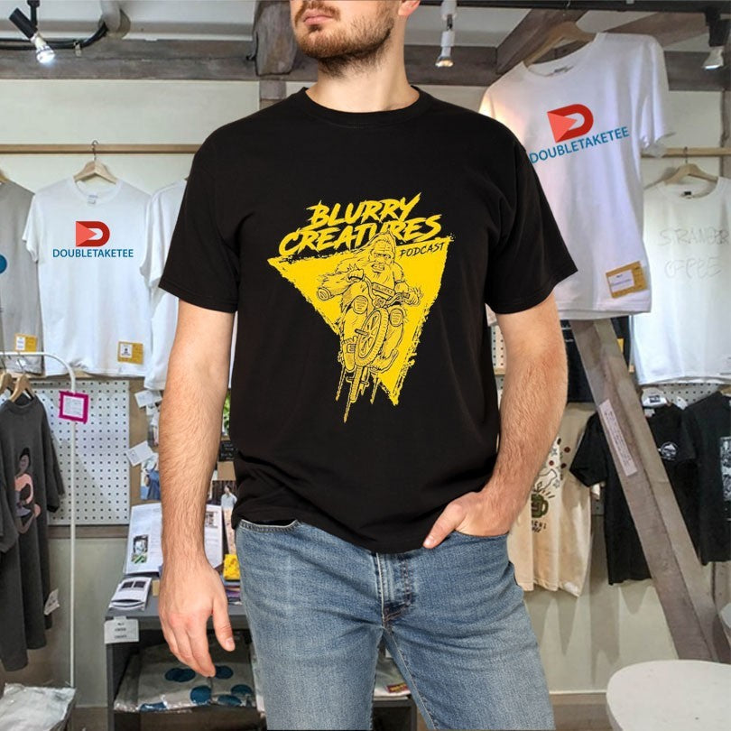 Official Blurry Creatures Podcast Motor Bigfoot Shirts Unisex , , , Long Sleeve Tee