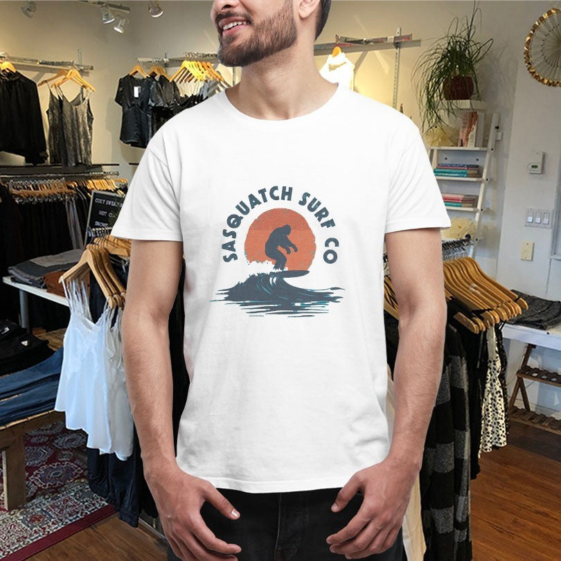 Official Blurry Creatures Sasquatch Surf Co Shirts Unisex , , , Long Sleeve Tee