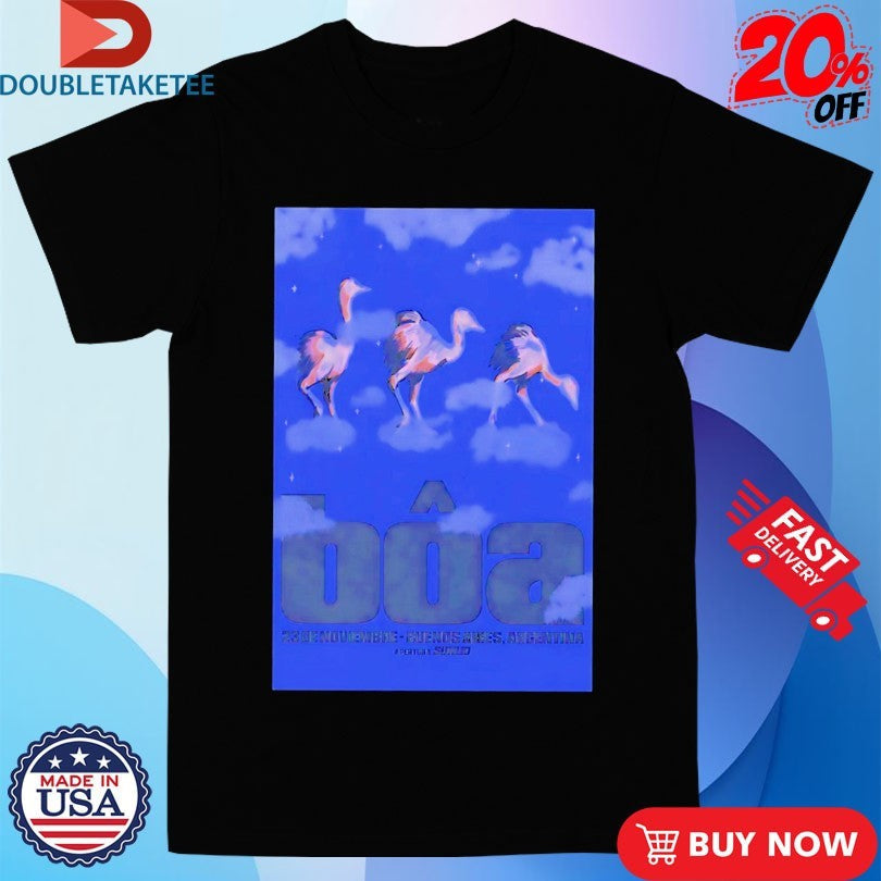 Official Bôa Buenos Aires Argentina Nov 23 2025 Shirts Unisex , , , Long Sleeve Tee