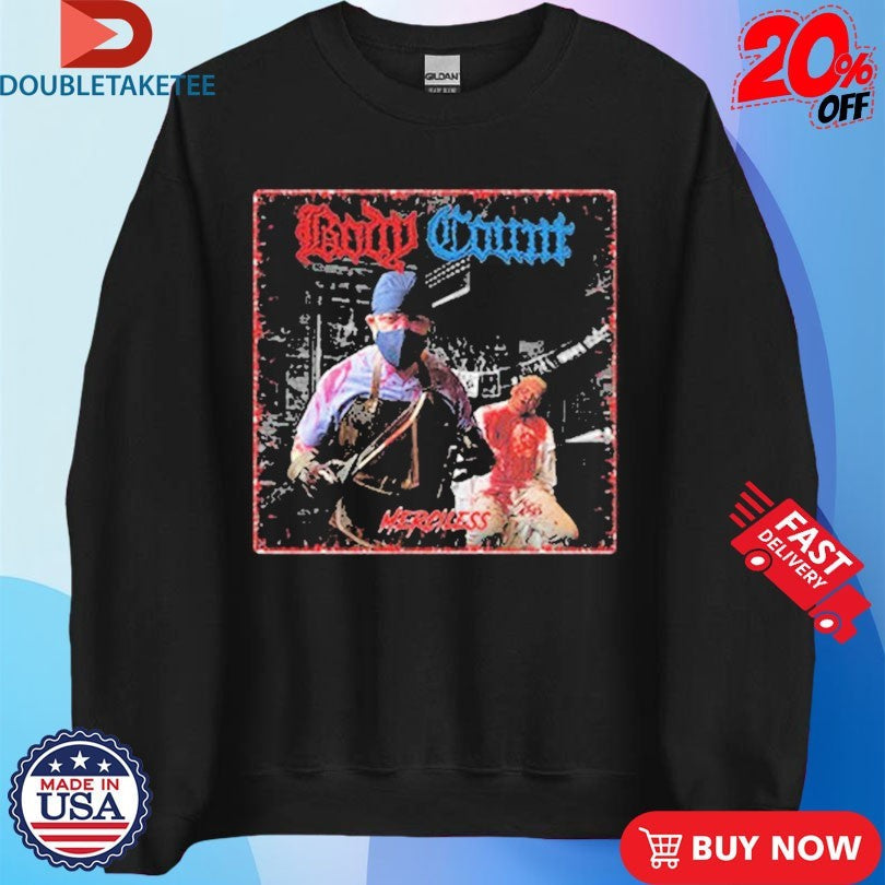 Official Body Count Merciless Album Shirts Unisex , , , Long Sleeve Tee