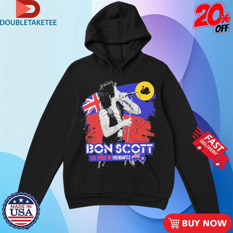 Official Bon Scott The Pride Of Fremantle UK Flag Shirts Unisex , , , Long Sleeve Tee
