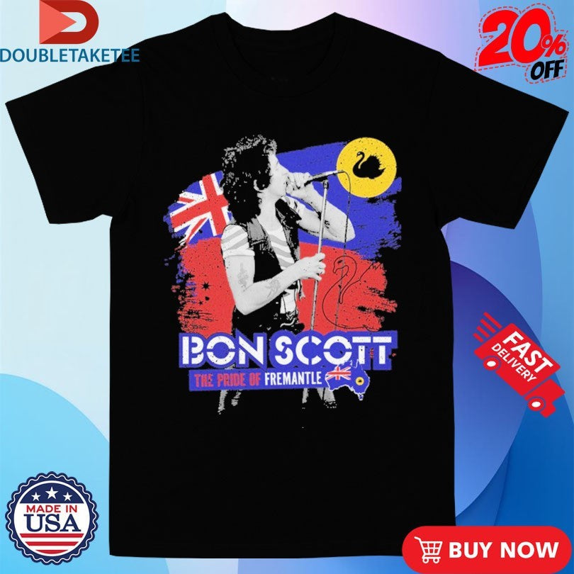 Official Bon Scott The Pride Of Fremantle UK Flag Shirts Unisex , , , Long Sleeve Tee