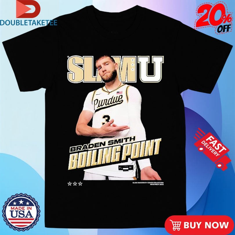 Official Braden Smith Boiling Point Purdue Boilermakers SlamU Shirts Unisex , , , Long Sleeve Tee