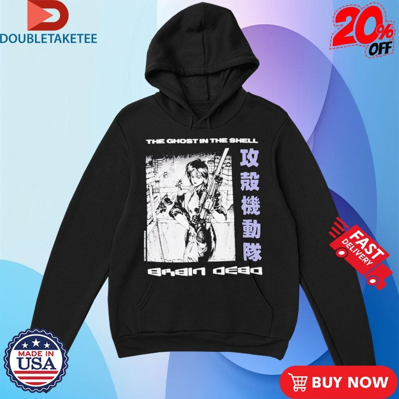 Official Brain Dead x Ghost In The Shell Shirts Unisex , , , Long Sleeve Tee