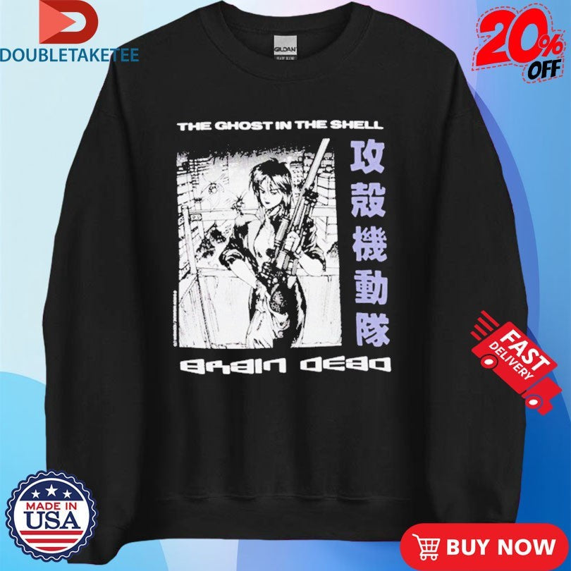 Official Brain Dead x Ghost In The Shell Shirts Unisex , , , Long Sleeve Tee