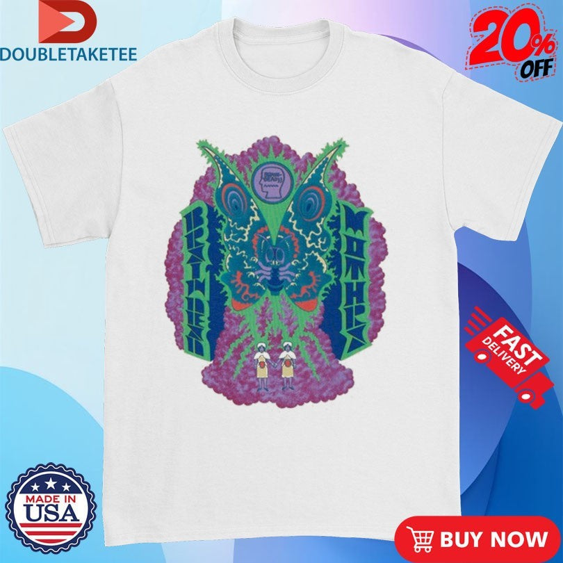 Official Brain Dead x Godzilla Mothra Pique Shirts Unisex , , , Long Sleeve Tee