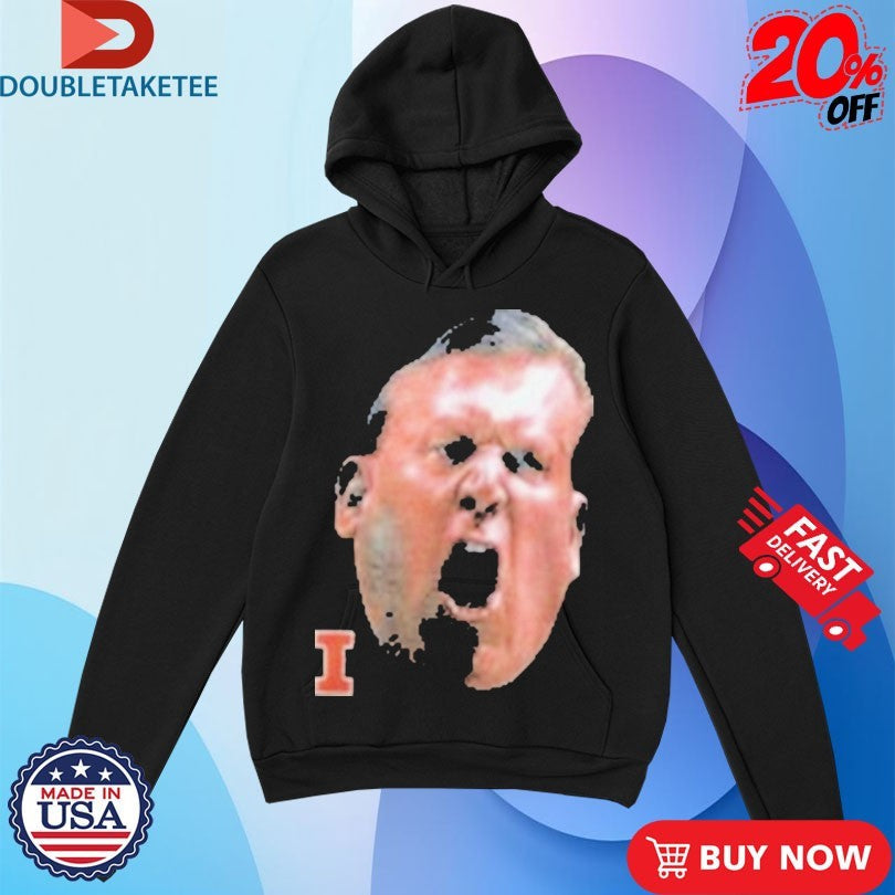 Official Bret Bielema Big Face Shirt Unisex , , , Long Sleeve Tee