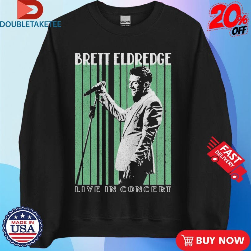 Official Brett Eldredge Live In Concert 2024 Photo Tour Shirts Unisex , , , Long Sleeve Tee