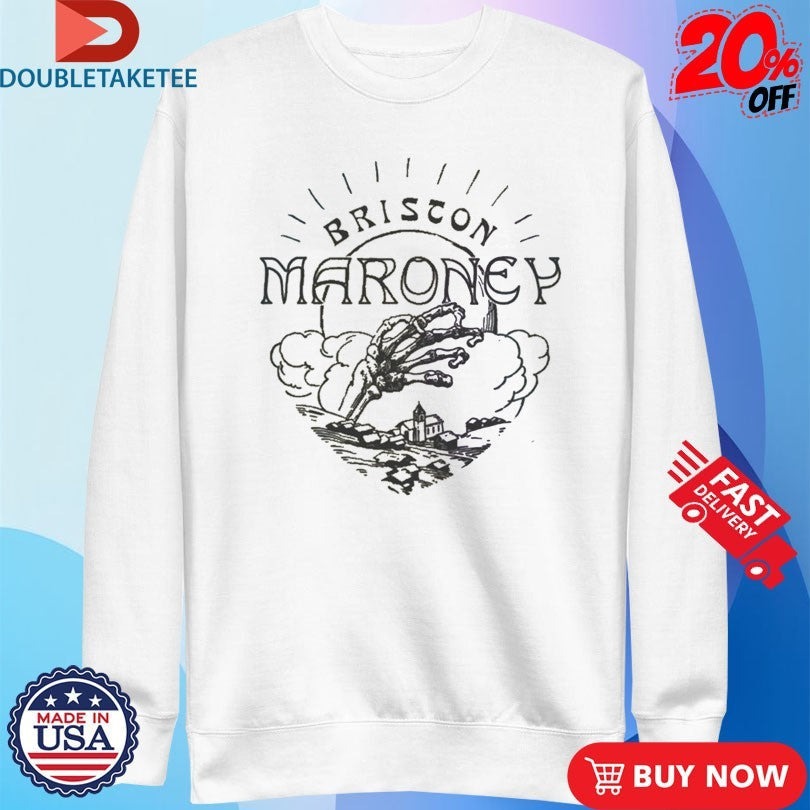 Official Briston Maroney Skull Town Skeleton Hand Shirts Unisex , , , Long Sleeve Tee