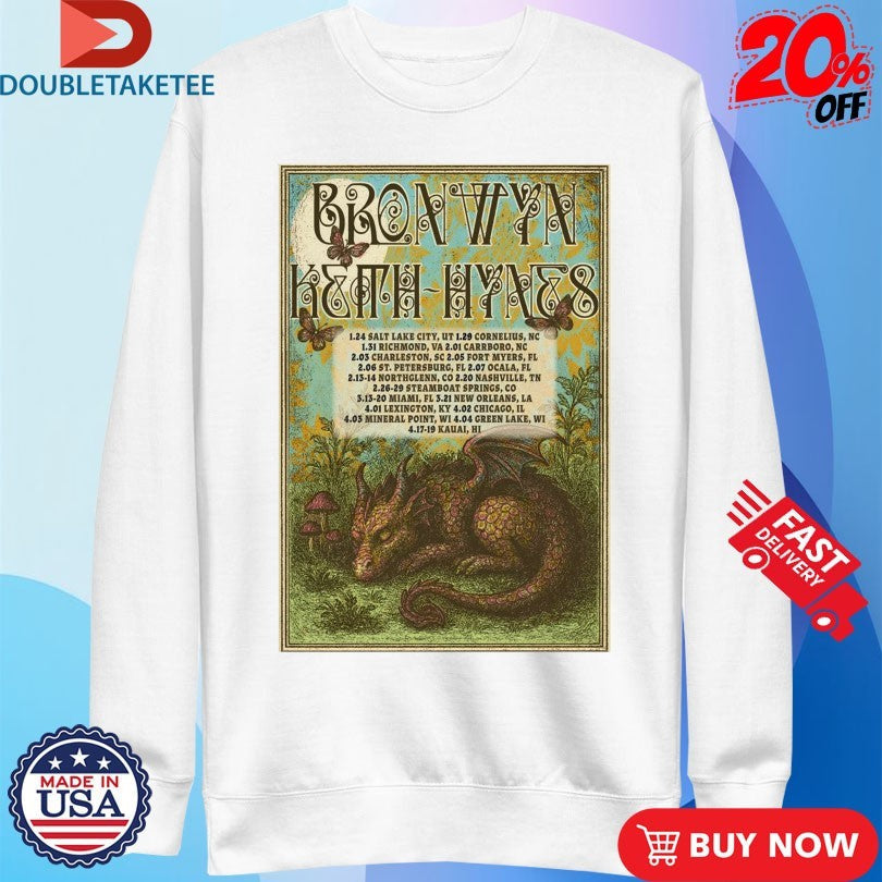 Official Bronwyn Keith Hynes 2026 Spring Tour Shirts Unisex , , , Long Sleeve Tee