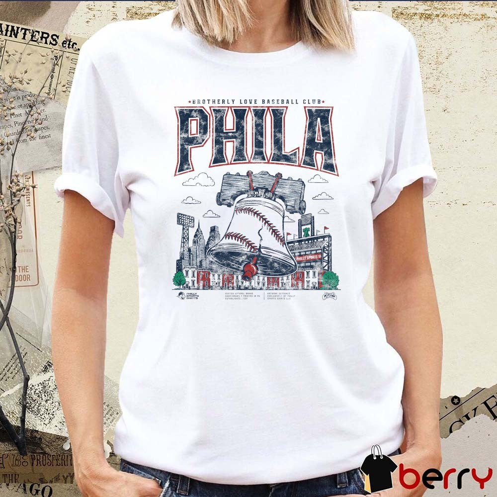 Brotherly Love Baseball Club Phila 2026 MLB Philadelphia Phillies Vintage t-shirt
