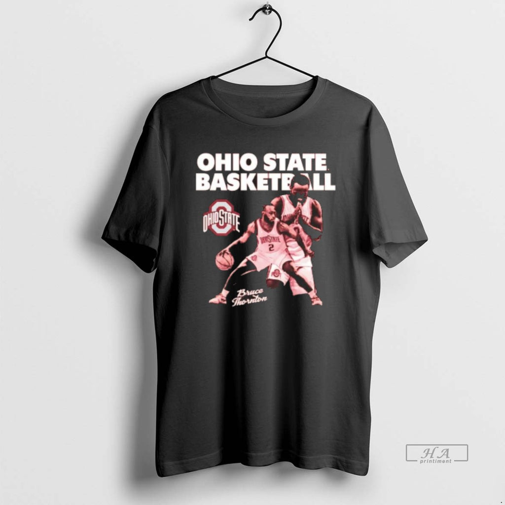 Official Bruce Thornton Illustrated Picture Collage Ohio State Basketball