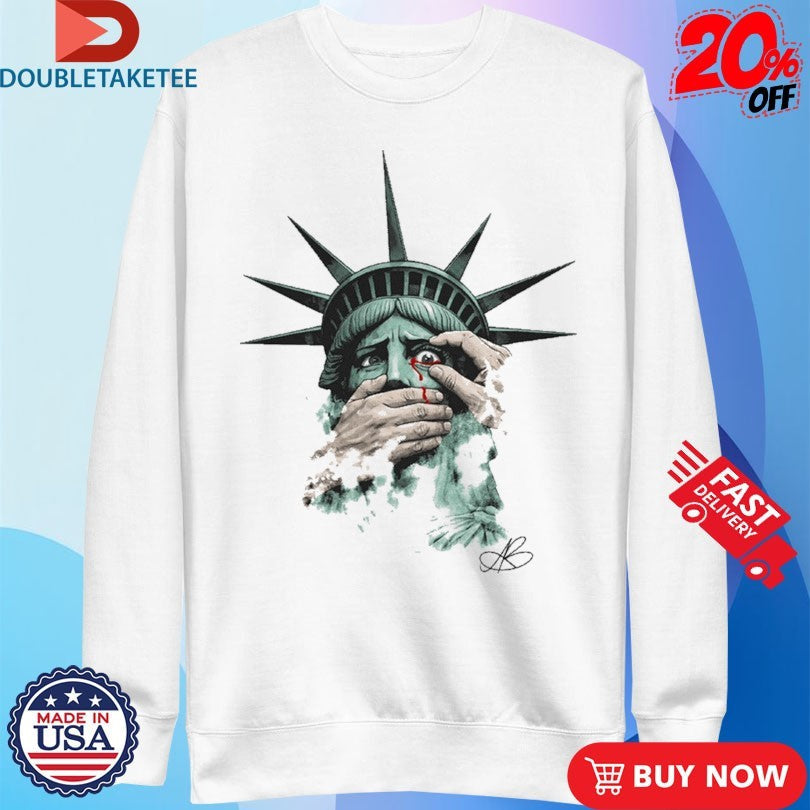 Official Bryan Andrews Are We Great Yet Liberty Statue Hands Shirts Unisex , , , Long Sleeve Tee