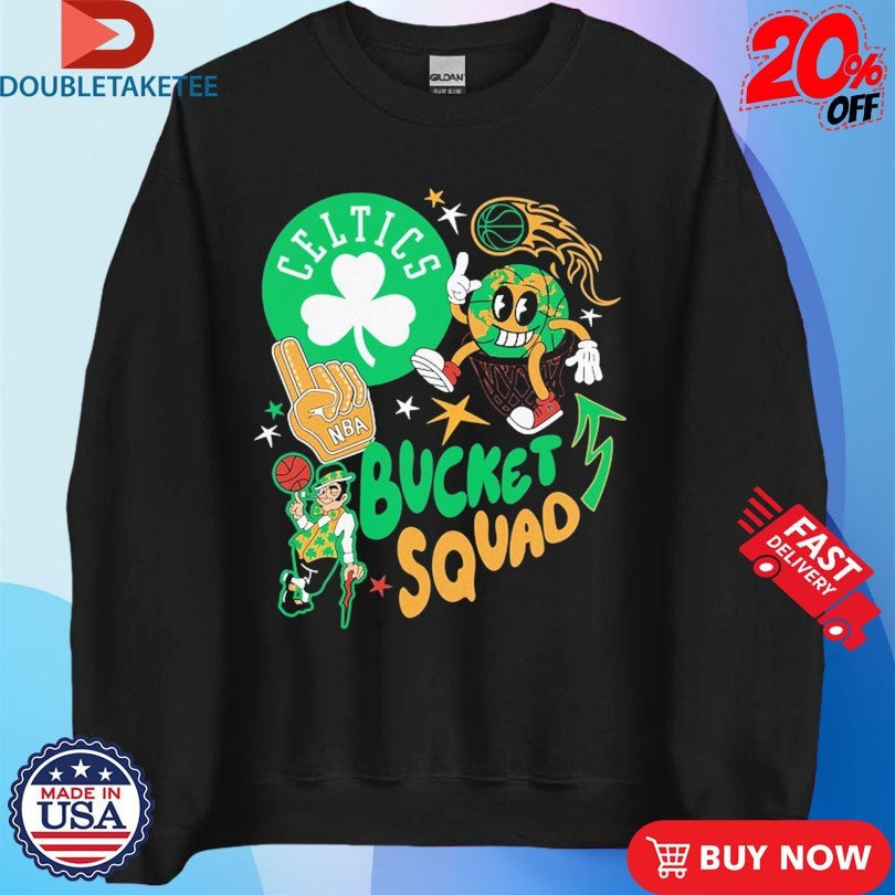 Official Bucket Squad NBA Boston Celtics Shirts Unisex , , , Long Sleeve Tee