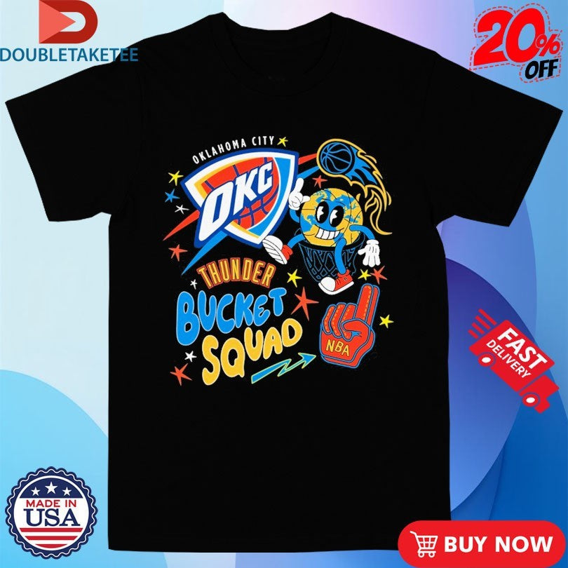 Official Bucket Squad NBA Oklahoma City Thunder Shirts Unisex , , , Long Sleeve Tee