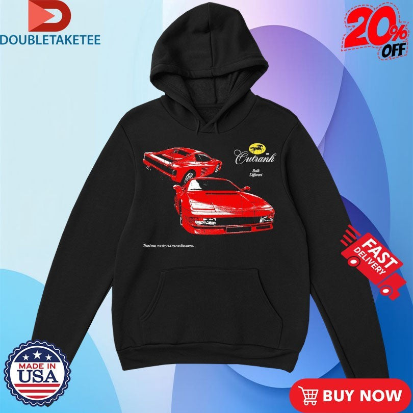 Official Built Different Trust Me We Do Not Move The Same Ferrari Outrank Shirts Unisex , , , Long Sleeve Tee