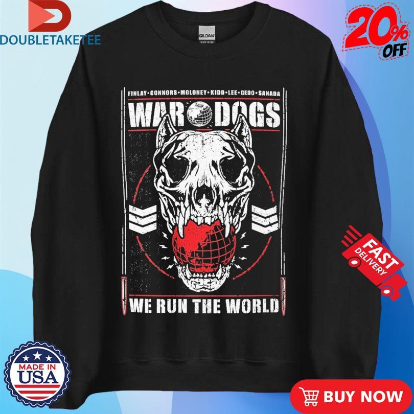 Official Bullet Club War Dogs We Run The World Shirts Unisex , , , Long Sleeve Tee