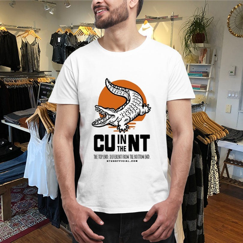 Official CU In The NT The Top End Different From The Bottom End Crocodile Gator Shirts Unisex , , , Long Sleeve Tee