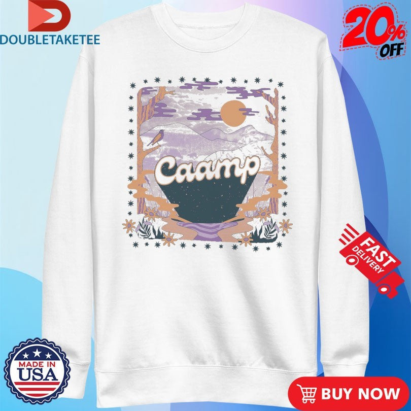 Official Caamp Mountain Valley Shirts Unisex , , , Long Sleeve Tee