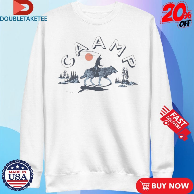 Official Caamp Riding Wolf Shirts Unisex , , , Long Sleeve Tee
