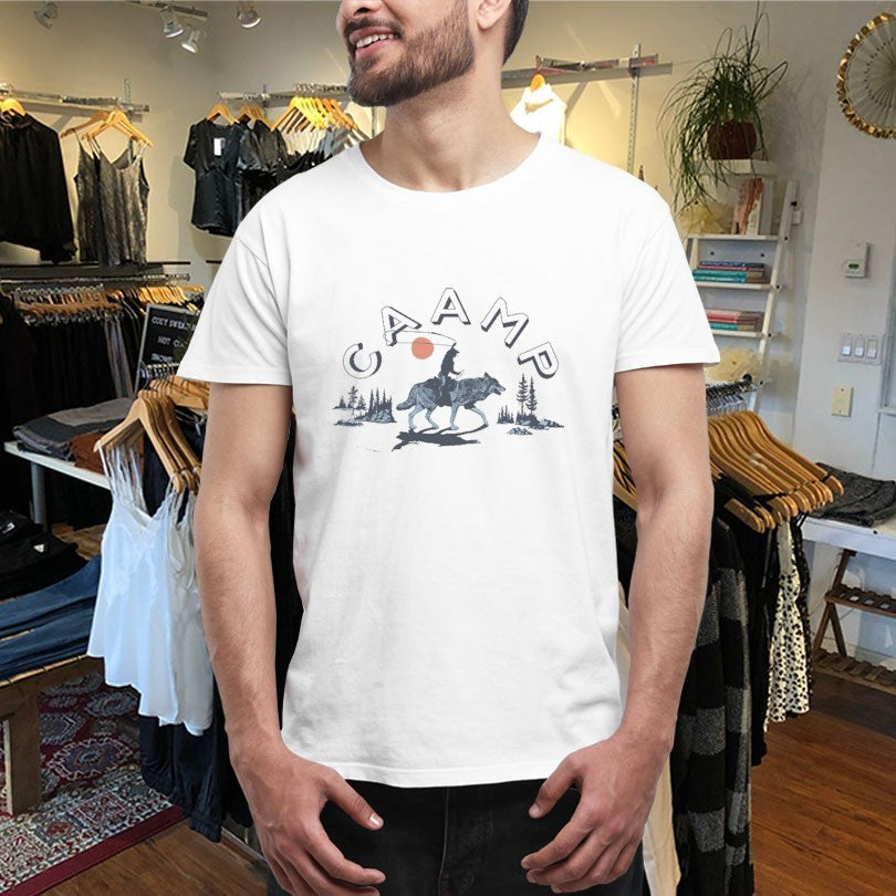 Official Caamp Riding Wolf Shirts Unisex , , , Long Sleeve Tee