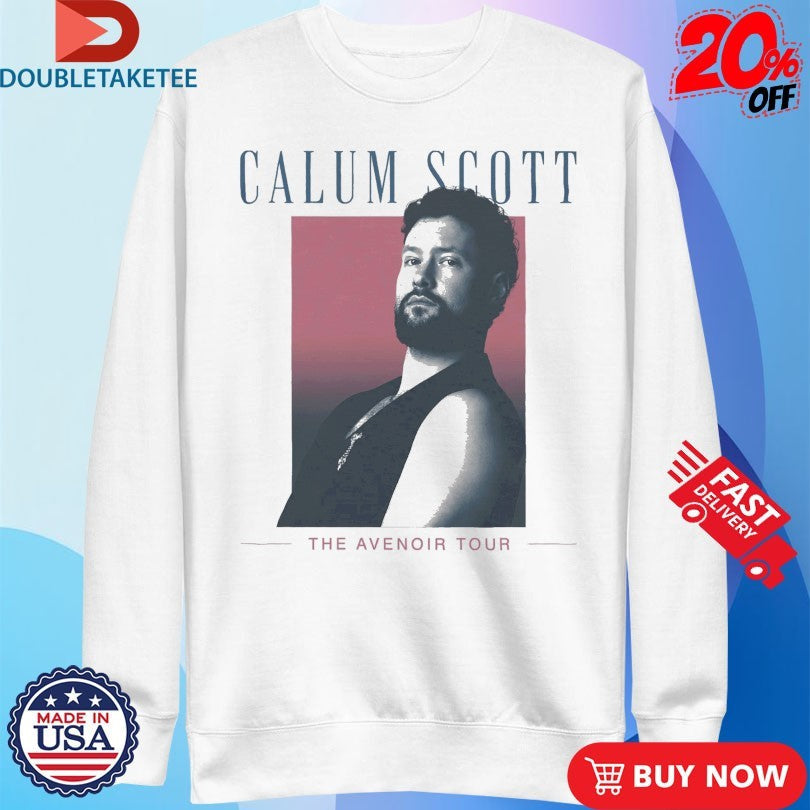 Official Calum Scott The Avenoir Tour Photo Shirts Unisex , , , Long Sleeve Tee