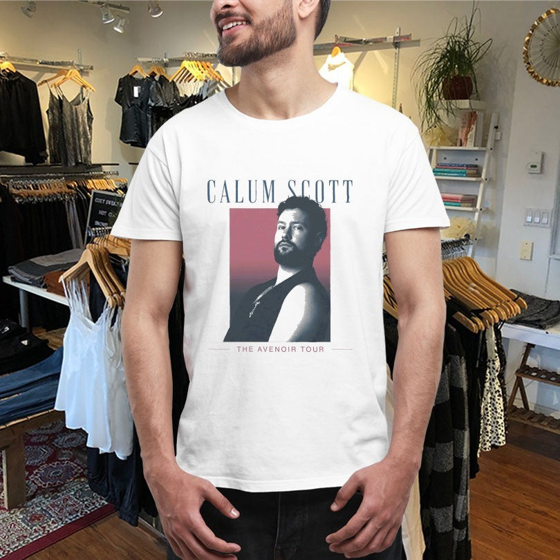 Official Calum Scott The Avenoir Tour Photo Shirts Unisex , , , Long Sleeve Tee