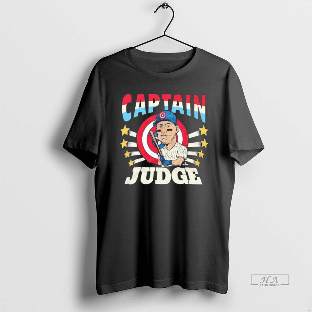 Official Captain America Aaron Judge Caricature Yankees
