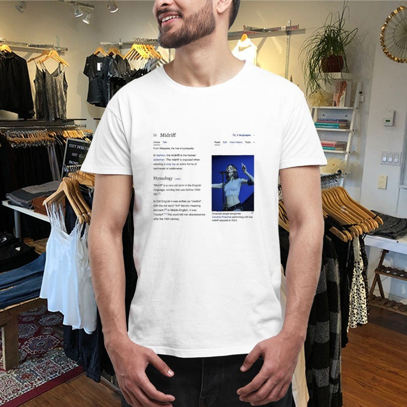 Official Caroline Polachek Midriff Wikipediated Shirts Unisex , , , Long Sleeve Tee