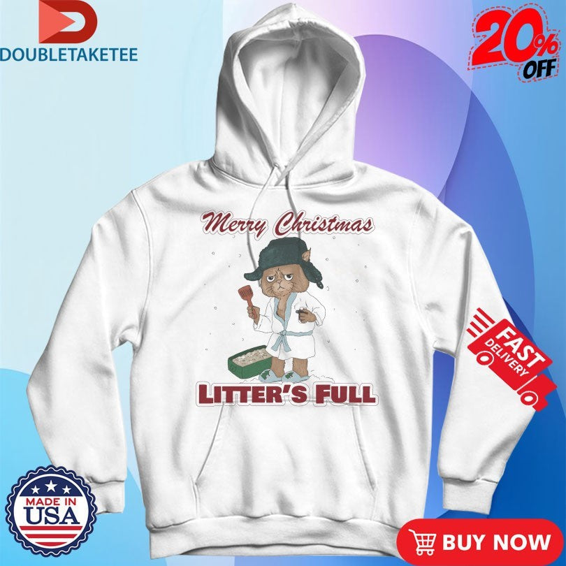 Official Cat Merry Christmas Litter’s Full Shirts Unisex , , , Long Sleeve Tee