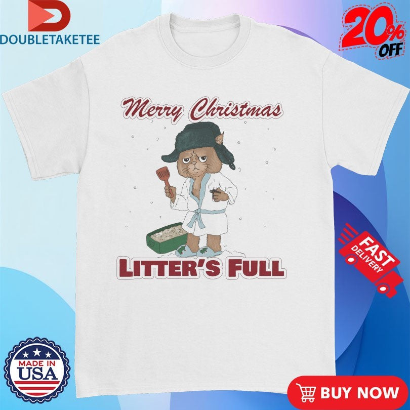 Official Cat Merry Christmas Litter’s Full Shirts Unisex , , , Long Sleeve Tee