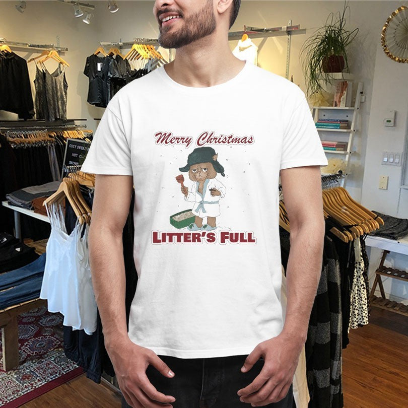 Official Cat Merry Christmas Litter’s Full Shirts Unisex , , , Long Sleeve Tee