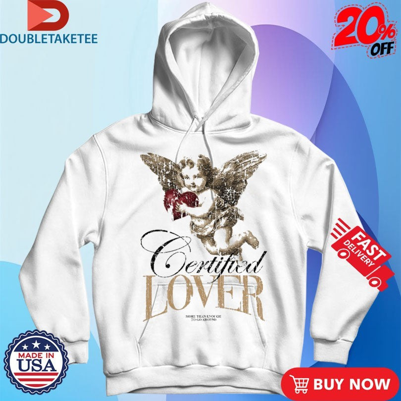 Official Certified Lover More Than Enough To Go Around Cupid Outrank Shirts Unisex , , , Long Sleeve Tee