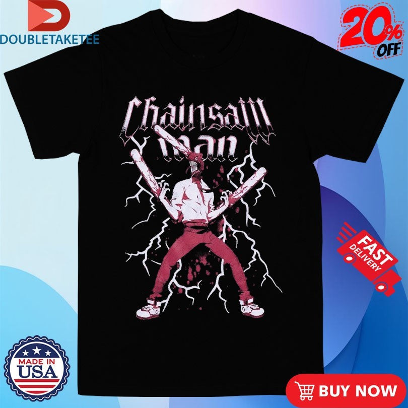 Official Chainsaw Man The Movie Reze Arc Lightning Shirts Unisex , , , Long Sleeve Tee